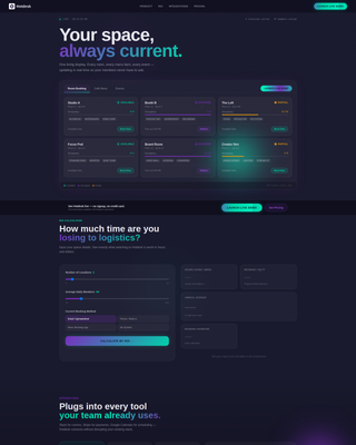 Specialist Coworking Digital Presence Cost Estimator Website Template