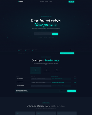Catalyst - High-Voltage D2C Landing Page Template