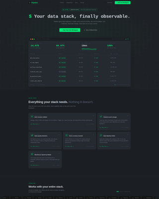 Intelligent DataOps Landing Page Template