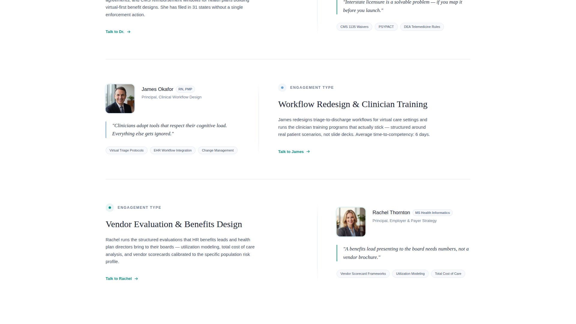 Healthcare Consulting Reviews Website Template