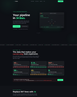 Bridge — DevTools Automation Landing Page Template