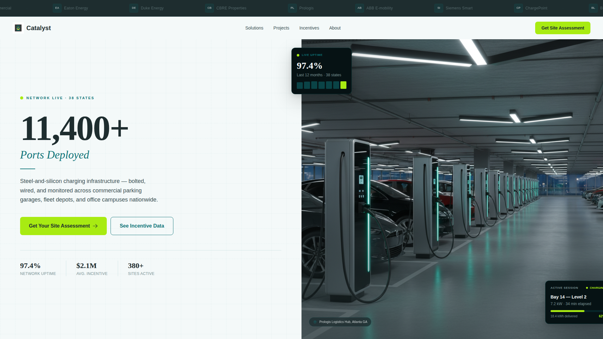 EV Charging Landing Page Template for Lead Generation