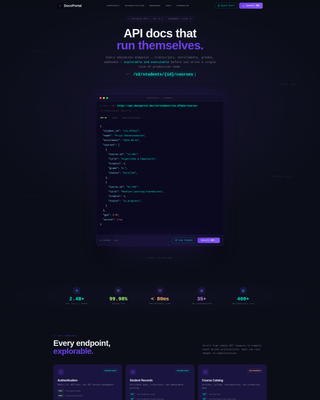 Docs - Interactive Edtech Landing Page Template