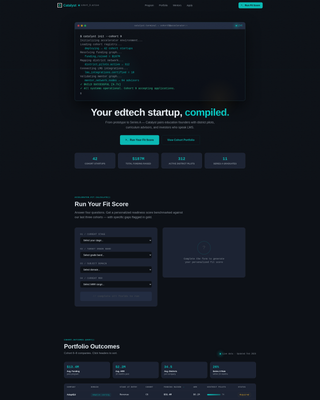 Catalyst - High-Impact Edtech Landing Page Template