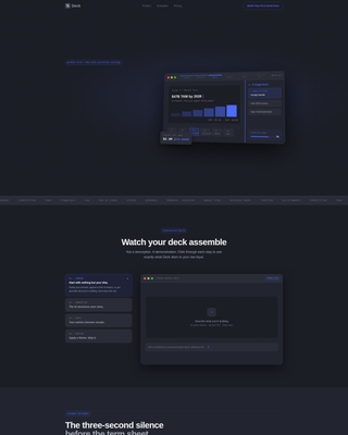Deck - Powerful Edtech Landing Page Template