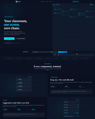 Enroll - Dynamic Edtech Landing Page Template
