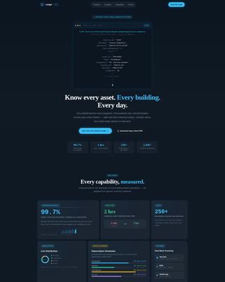 Ledger - Powerful Education Landing Page Template
