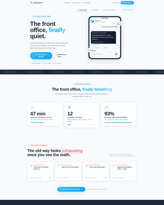Homeroom - Intelligent Education Landing Page Template