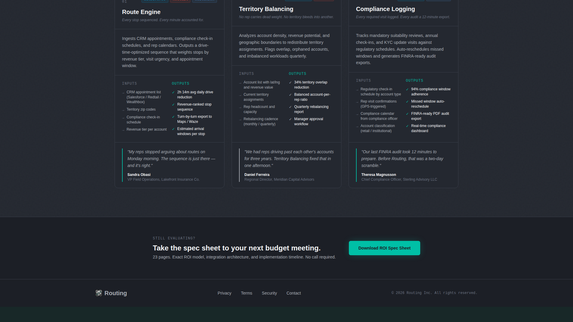 Financial Services Software Specialist Professional Website Template