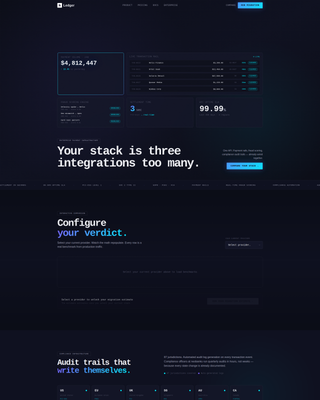 Nexus — Fintech Platform Landing Page Template