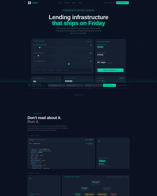 Catalyst - Dynamic Fintech Landing Page Template