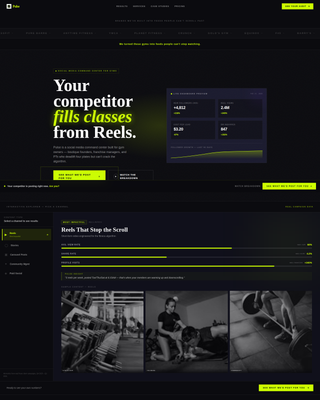 Fitness & Gym Software Specialist Booking Website Template