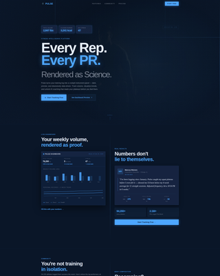 Elite Fitness Coaching Landing Page Template