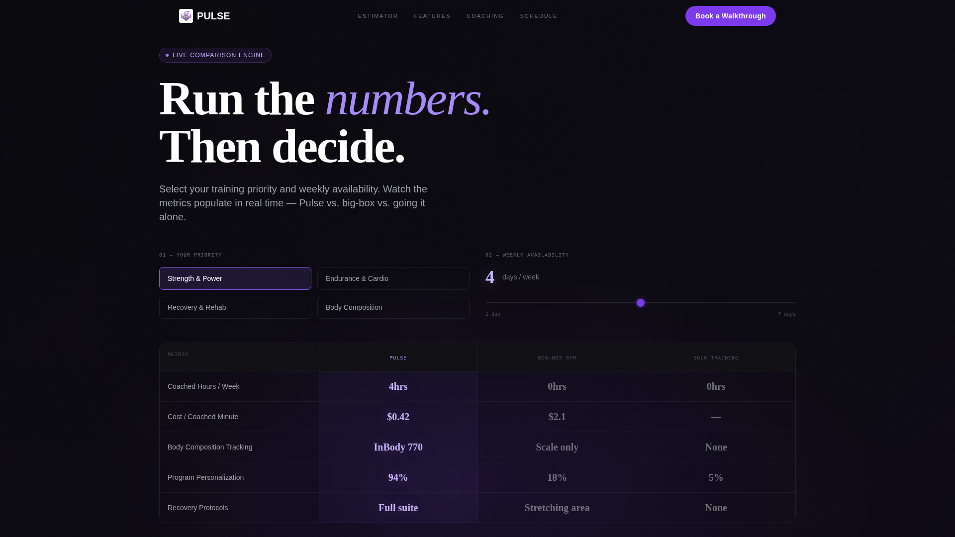 Fitness Studio Booking Website Template