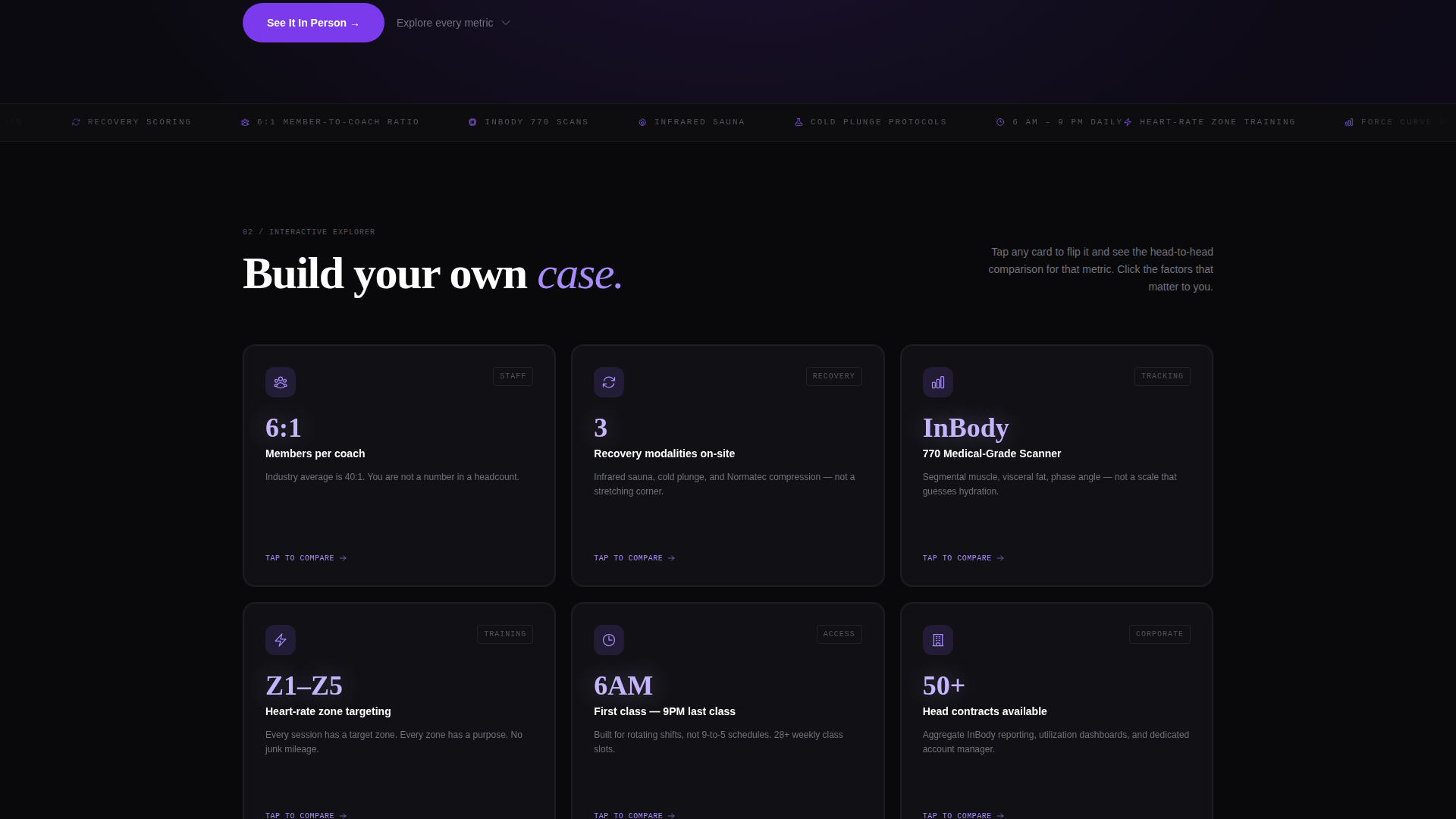 Fitness Studio Booking Website Template