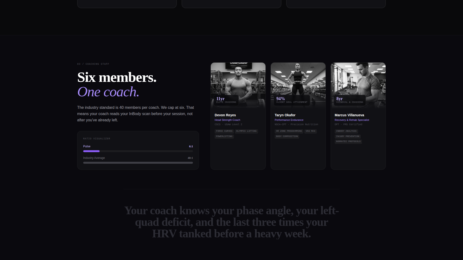 Fitness Studio Booking Website Template