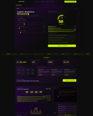 Countdown - Highvoltage Gamelaunch Landing Page Template