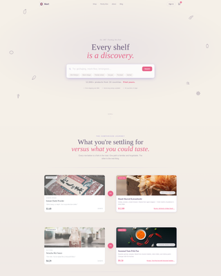 Mart - Authentic Asiangrocery Landing Page Template