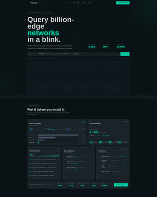Apex — Graph Database Landing Page Template