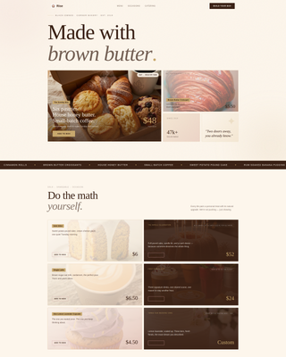 Ascend — Premium Artisan Bakery Landing Page Template