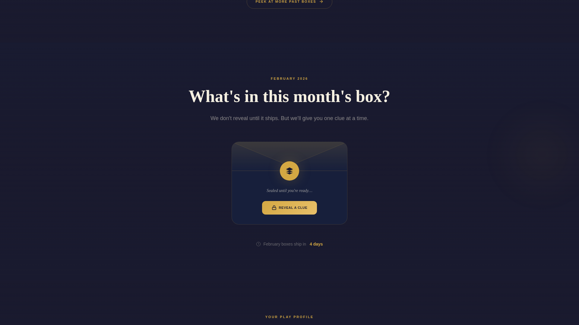 Subscription Box Services Pricing & Packages Website Template