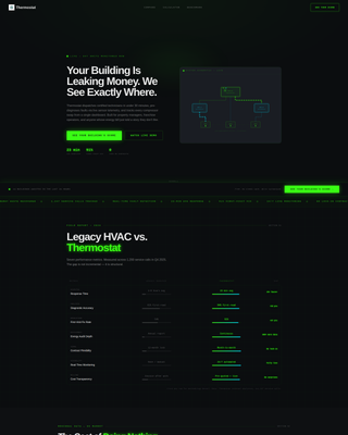 HVAC Landing Page Template for Digital-First Services