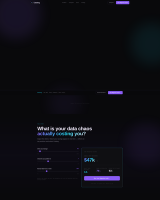 Headless Enterprise Software Cost Calculator Website Template
