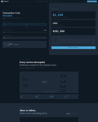 Headless Enterprise Software Advanced Cost Calculator Website Template