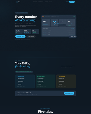 Pulse - Powerful Healthtech Landing Page Template