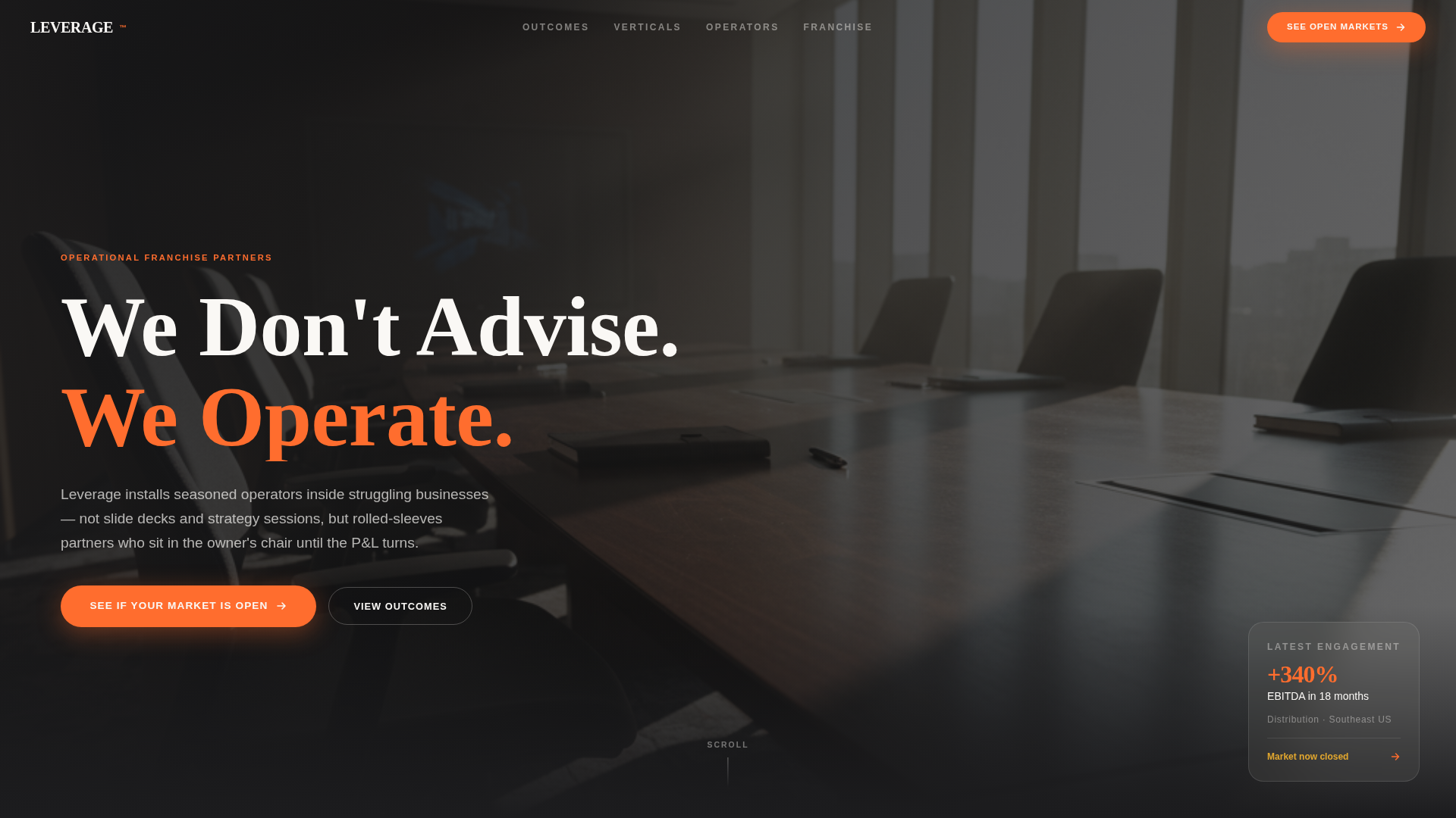 Elite Franchise Consulting Landing Page Template