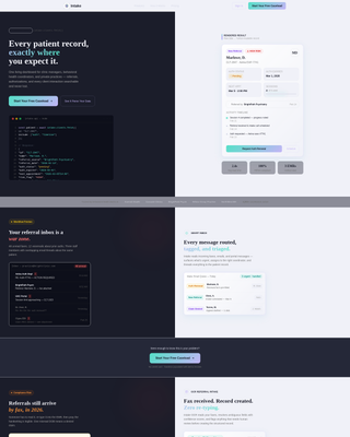 Healthcare Software & SaaS Professional Website Template