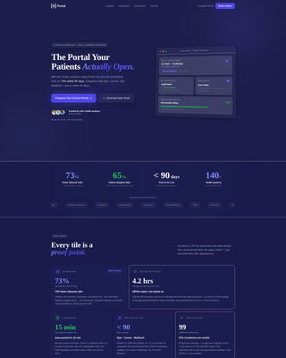 Healthcare Digital Presence Reviews Website Template