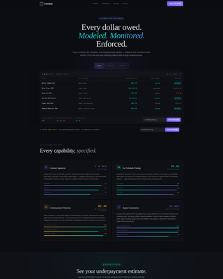 Healthcare Software Expert Cost Calculator Website Template