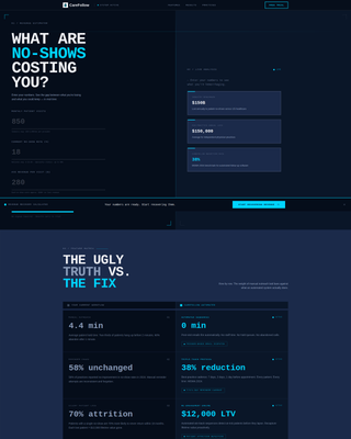 Healthcare Email Marketing Cost Calculator Website Template