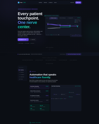 Healthcare Software & SaaS Specialist Professional Website Template
