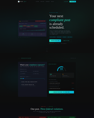 Healthcare Software Advanced Cost Calculator Website Template
