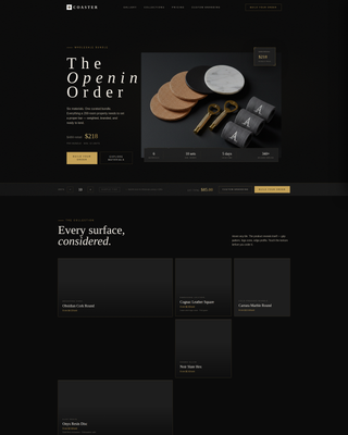 Coaster - Luxe Barware Landing Page Template