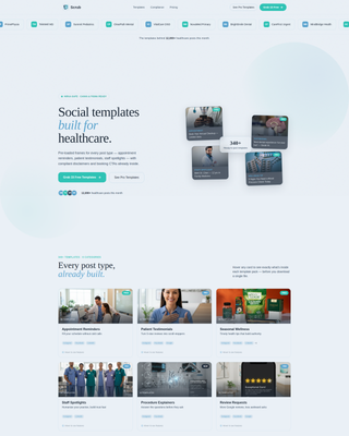 Healthcare Digital Presence Advanced Booking Website Template