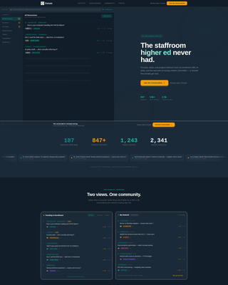 Higher Education Digital Presence Specialist Directory Website Template