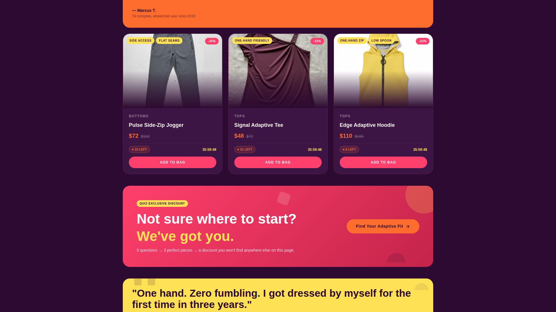 Disability-Owned Business Professional Website Template