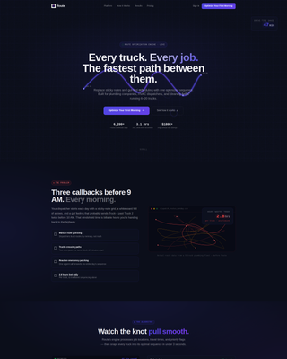Home Services Dispatch Landing Page Template