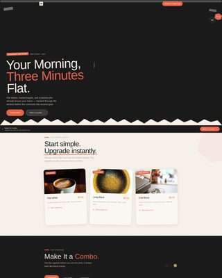 Breeze - Playful Drivethrough Landing Page Template