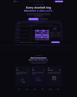 Home Services Feedback Platform Landing Page