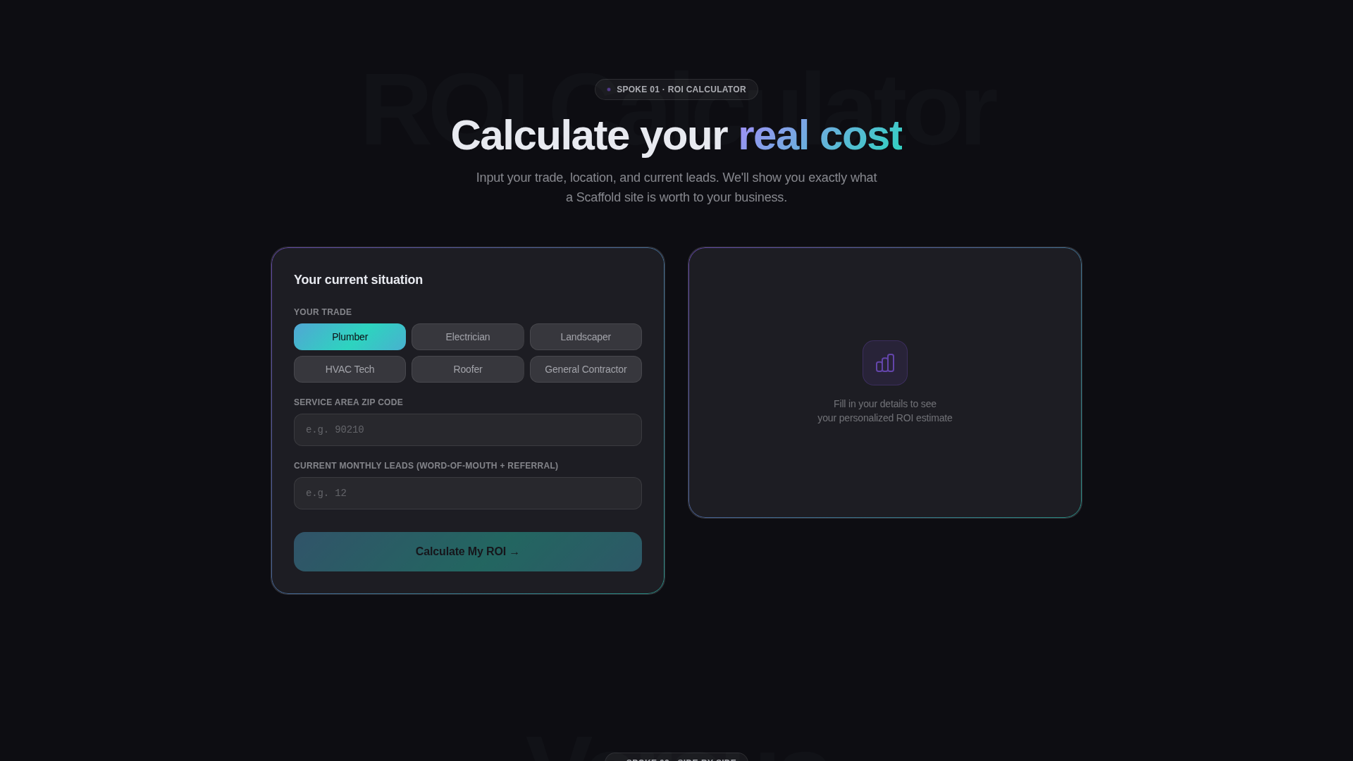 Pro Tradework Landing Page Template
