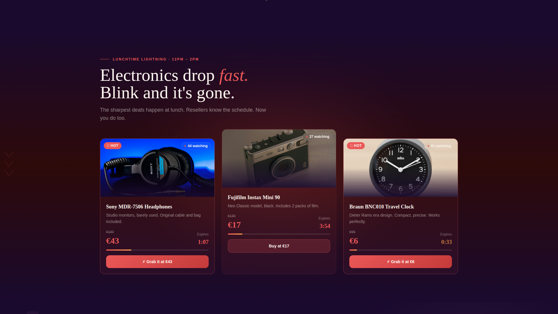 Auction Platforms & Types Pricing Website Template