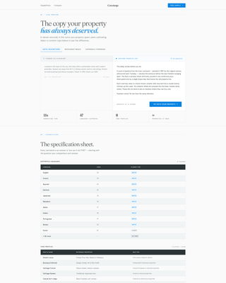 Hospitality Service Landing Page Template