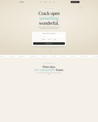 Bloom - Enchanting Easter Landing Page Template