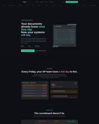 Ingest - Powerful Hospitality Landing Page Template