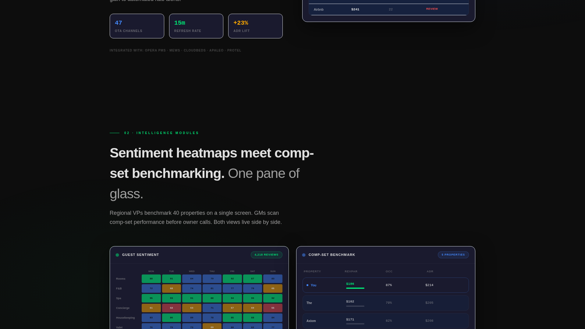 Dynamic Hospitality Landing Page Template