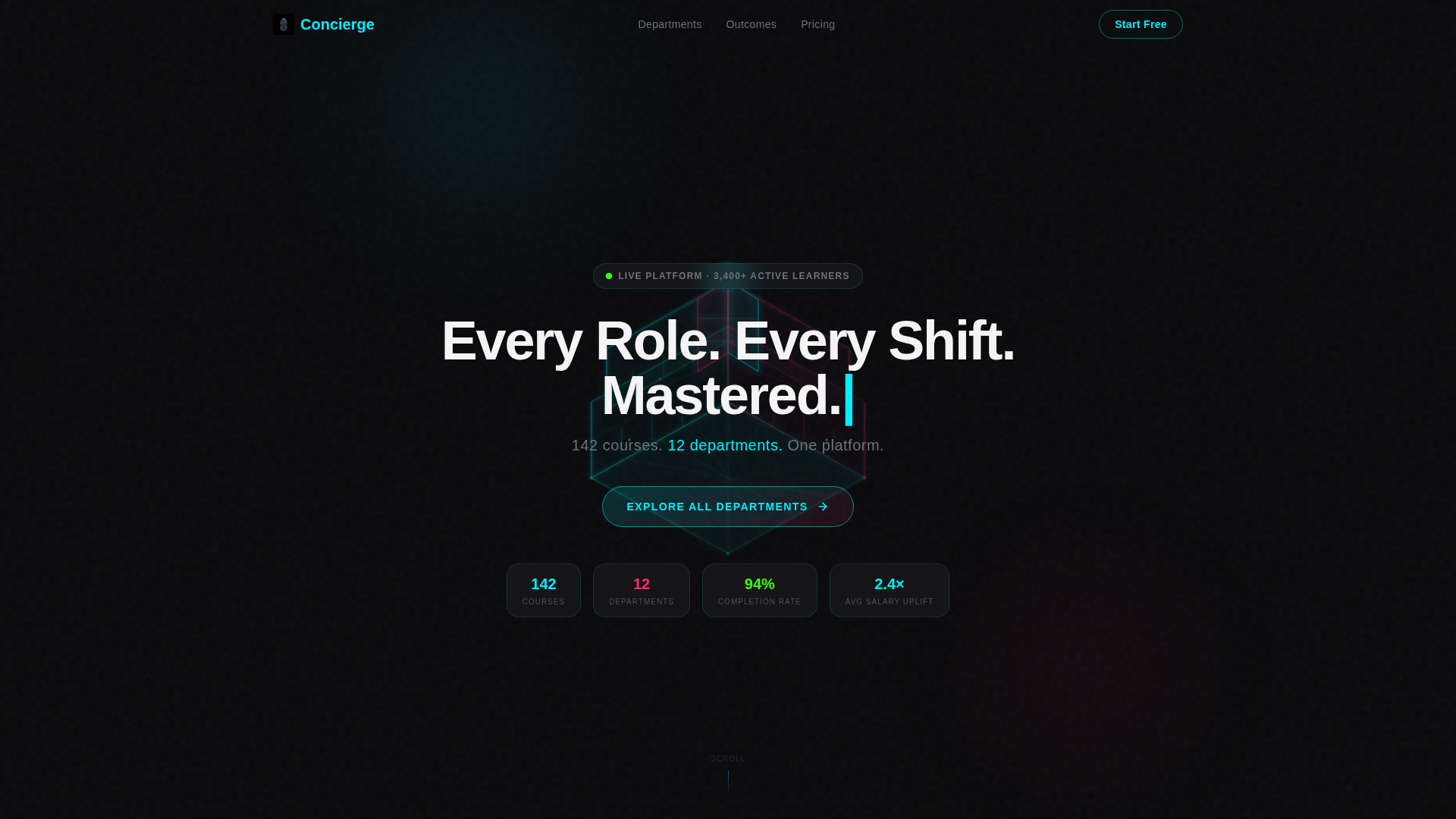 Luxury Hospitality Landing Page Template